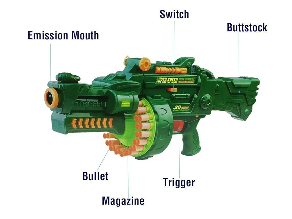 ZT BLAZE STORM GUN GREEN ZT BLAZE STORM GUN GREEN